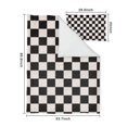 thumbnail image 5 of Black and White Checkered Duvet Cover and Pillowcase Set for Single Bedding, Bedroom Accessories for Kids Teens, 5 of 5