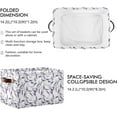 thumbnail image 2 of GZHJMY Lavender Foldable Canvas Storage Bin, Sturdy Fabric Storage Basket with Handles, Storage Cube Box for Organizing Shelf Nursery Toy Closet 2PCS#798, 2 of 7