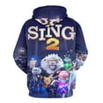 thumbnail image 3 of Movie Sing 2 Hoodie 3D Print Pullover Hooded Long Sleeve Sweatshirts Tops Blouse with Pocket for Mens Womens, 3 of 8