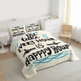 thumbnail image 3 of Feelyou Rustic Farmhouse Teen Twin Comforter Sets, Happy Boating Bedding Set, 2pcs, 3 of 8