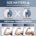 thumbnail image 5 of Blood Pressure Machine for Home Use - 9"-17" M/L & 13"-21" XL Cuffs, 2 Size Cuffs Medium/Large and Extra Large, Accurate Digital Automatic Upper Arm BP Monitor, Large Backlit Display, 2-User Mode, 5 of 5