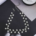 thumbnail image 3 of AYYUFE Women Pearl Choker Collar Necklace Clavicle Chain Pendant for Wedding Club, 3 of 8