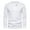 White, variant on Baqcunre Mens T Shirt Men'S Fashion Spring And Summer Casual Long Sleeved Round Neck Solid Color T Shirt Top Sweatshirt Tops For Men Dark Gray L