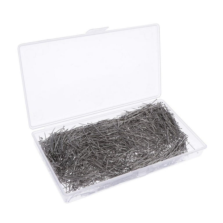 Zealor 2500 Pieces Head Pins 26mm Fine Satin Pin Dressmaker Pins Stainless  Steel for Sewing Crafts Quilting