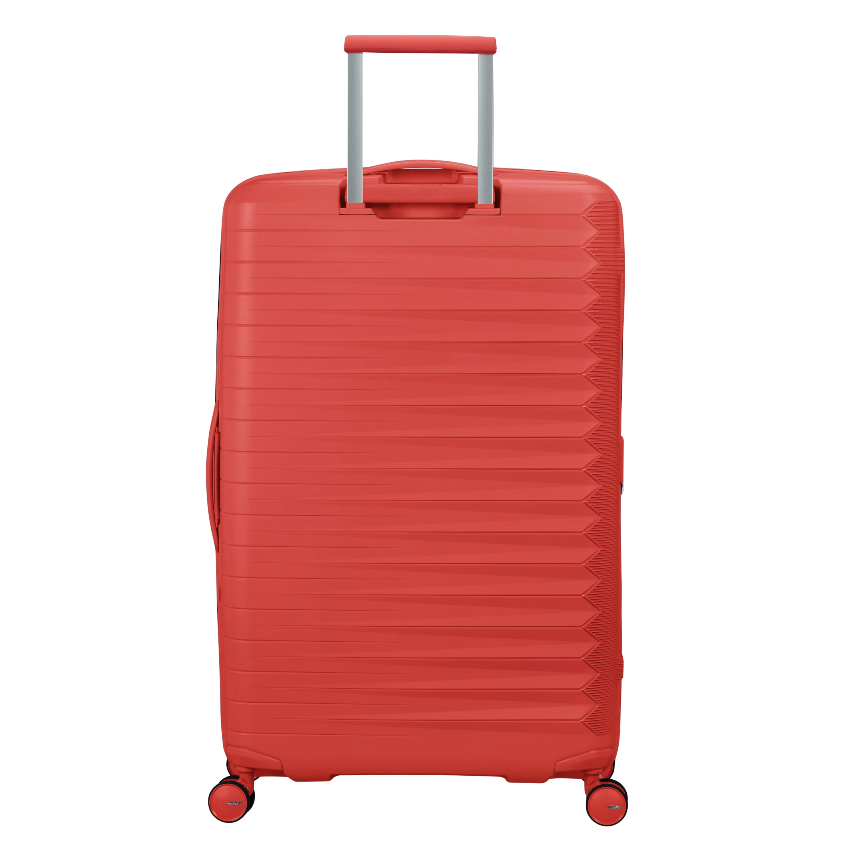 American Tourister Fastforward Hardside Large Checked Suitcase with Spinner Wheels - Sunset Coral