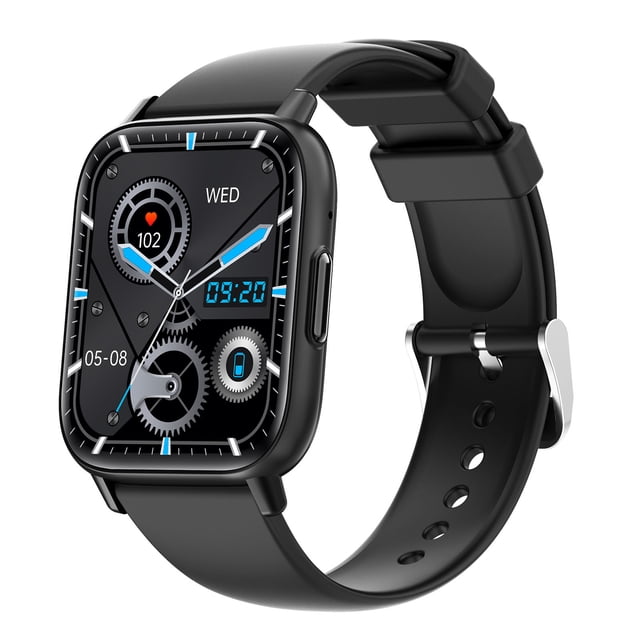 COM1950s Smartwatch with Bluetooth Call and Music, Fitness Tracker with High-Resolution Large Screen, Long Battery Life for Sports Activities and Sleep Monitoring, Multi-Function Watch for Adults