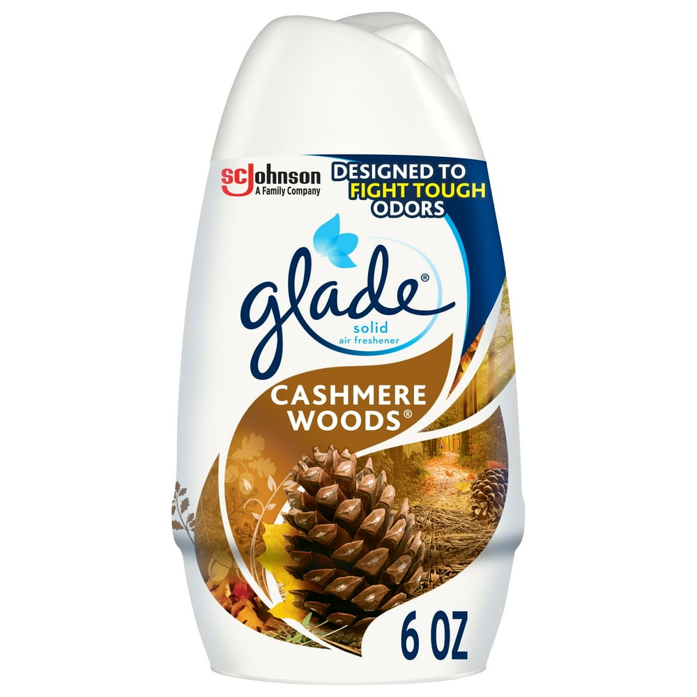 Glade Solid Air Freshener 1 CT, Cashmere Woods, 6 OZ. Total Walmart