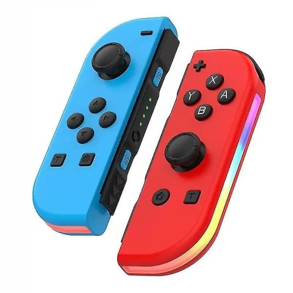 Wireless Controller Compatible with Nintendo Switch, OLED, Lite Gamepad Joystick (L/R) Replacement with RGB Right