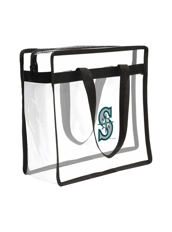 MLB Seattle Mariners Prime 12" Zipper Clear Tote Bag