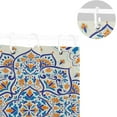 thumbnail image 5 of Coolnut Indian Mandala Pattern Bathroom Waterproof Shower Curtain Set Bathtub Curtain with 12 Hooks for Bathroom Decor,Hotel,Room,60x72Inch, 5 of 6