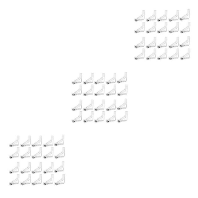 ZheElen Silver Versatile Table Clips Securely Clamp Tablecloths For Picnics Tablecloth Clips Transparent 20PCS 3Set