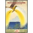 thumbnail image 3 of Sai 13x18 Black Modern Framed Museum Art Print Titled - Nan'Yo Yusen Kabushiki Kaisha - Nanyo Yusen Kaisha - South Sea Mail S. S. S. S.S. Co., Ltd. (Bird) (1914), 3 of 5