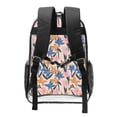 thumbnail image 2 of Sikiie Lilies Flowers Clear Backpack, Transparent Bookbag for School for Women Men, Capacity Clear Bag for College, Travel, 2 of 7