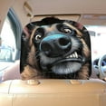 thumbnail image 6 of Car Headrest Cover under $5! kkbbma Car Headrest Cover Stretchable Auto Seat Protector Funny Print Design Universal Fit Vehicle Accessories Interior Decor for Men Women Drivers, 6 of 7