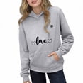 thumbnail image 6 of BFHHYA Kids' Heated Hoodie Boys Girls LOVE Printed Heating Sweatshirt 3-Speed Temperature Control Long-Sleeve Winter Pullover with Pockets(4-14Y), 6 of 9