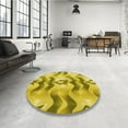 thumbnail image 3 of Ahgly Company Indoor Rectangle Patterned Banana Yellow Area Rugs, 8' x 10', 3 of 6