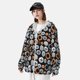 thumbnail image 3 of Balery Colorful Screws Sudadera ligera de manga larga con capucha y protección solar UPF 50+ para hombre y mujer, ideal para pesca y running-XX-Large, 3 of 7