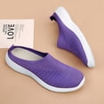 thumbnail image 5 of NOKIO Orthopedic Slip-On Sneakers for Women Soft Woven Breathable Walking Shoes Foam Arch Support Hands-Free Slip-In Comfortable Casual Design, 5 of 8