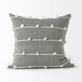 thumbnail image 4 of Dark Gray Detailed Pillow Cover, 4 of 5