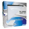 Camco RV Roof Vent Kit - Built-In Screen - White (40480)