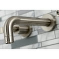 thumbnail image 4 of Kingston Brass KS8128KL Whitaker Double-Handle 3-Hole Wall Mount Bathroom Faucet in Brushed Nickel, 4 of 8