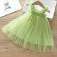 thumbnail image 2 of Youmylove Toddler Sleeveless Ruffle Kids Dress Party Tulle Dress Girl Baby Princess Girls Dress&Skirt Stylish Playwear, 2 of 7