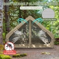 thumbnail image 5 of Ktaxon Inflatable Tent with Hand Pump for Camping, Easy Setup Air Glamping Tents, All-Weather Waterproof Blow up Camping Tent for Family, Khaki, 5 of 10