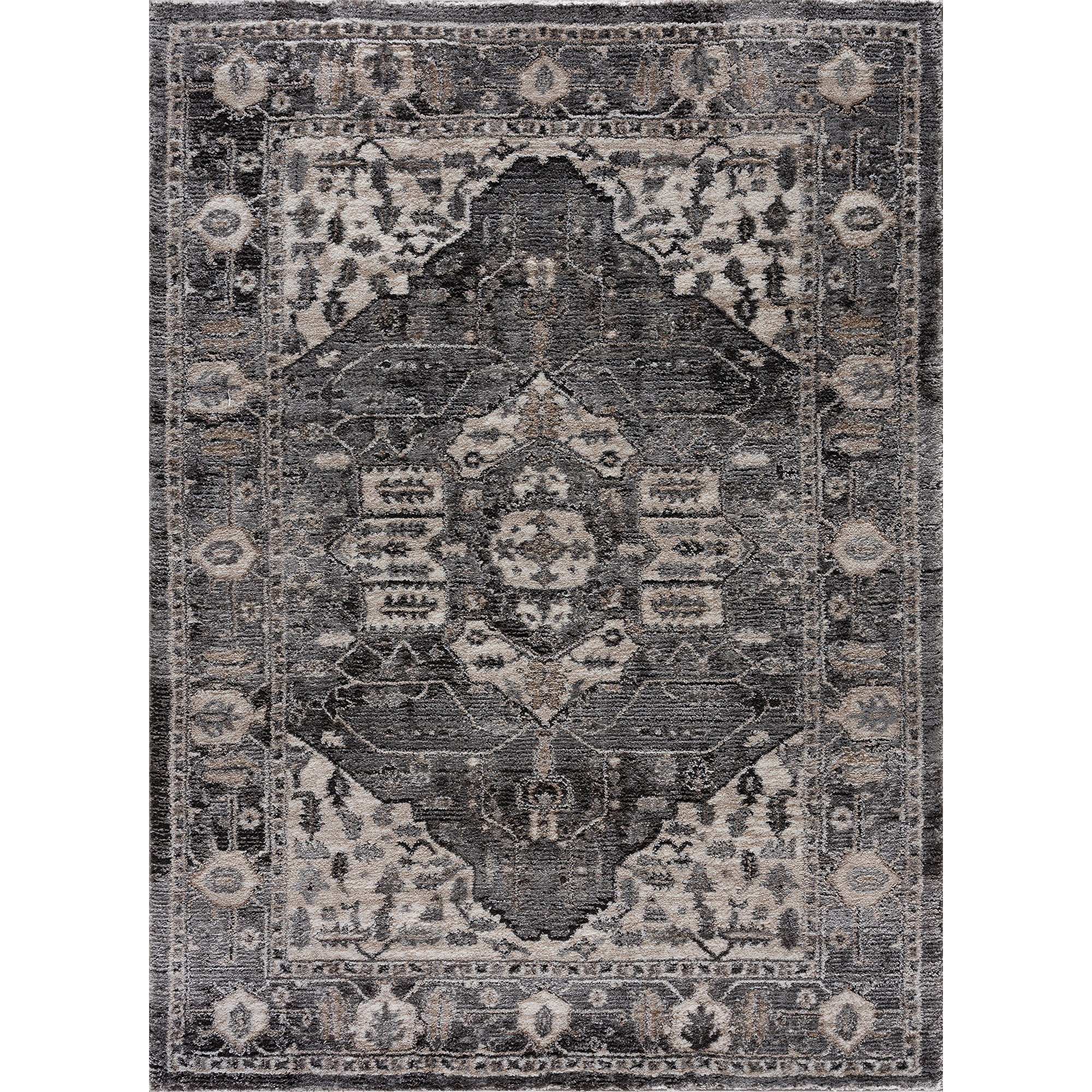 United Weavers Edinson Marlon Transitional Border Area Rug, Grey, 2'7" x 4'2"