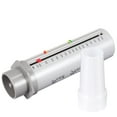 thumbnail image 3 of Portable Spirometer Peak Flow Meter Meter Expiratory Flow Asthma Monitoring Tool for Adults Light Grey, 3 of 8