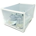 thumbnail image 3 of OnDisplay Clik Stackable Interlocking Shoe Box System (Medium Clear/White, Single Box), 3 of 7