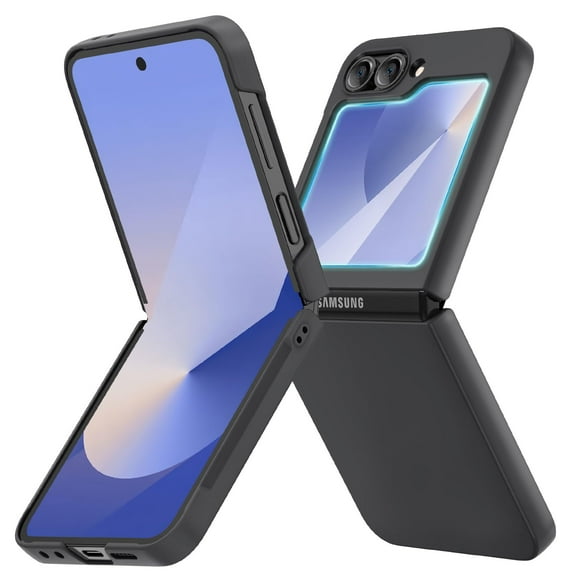 Funda de teléfono Ruky para Samsung Galaxy Z Flip 6 negra