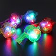 thumbnail image 3 of 12 Pcs Jouets Sifflets Lumineux Intéressants pour Fête Rave Bar Concert (Couleur Aléatoire), 3 of 8