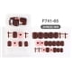 thumbnail image 3 of Uñas postizas Qarigey Jelly Rubber Sin olor irritante Cobertura completa Paster ligero y transpirable tipo 37 F741, 3 of 6