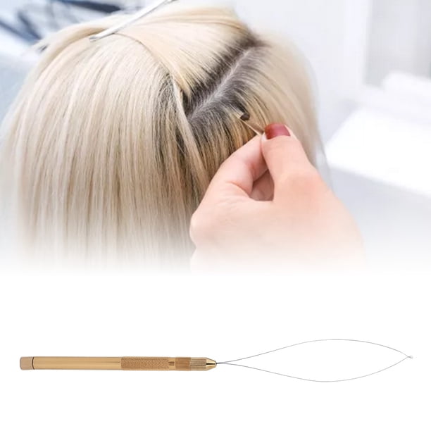 Gancho Para Tirar Del Enhebrador, Gancho Para Tirar Del Cabello De Diseño Práctico, Uso Conveniente Para Peinar El Cabello