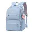 thumbnail image 1 of Mochila JiaYou para niñas adolescentes, casual, viajes escolares, 26 L, azul, 1 of 6