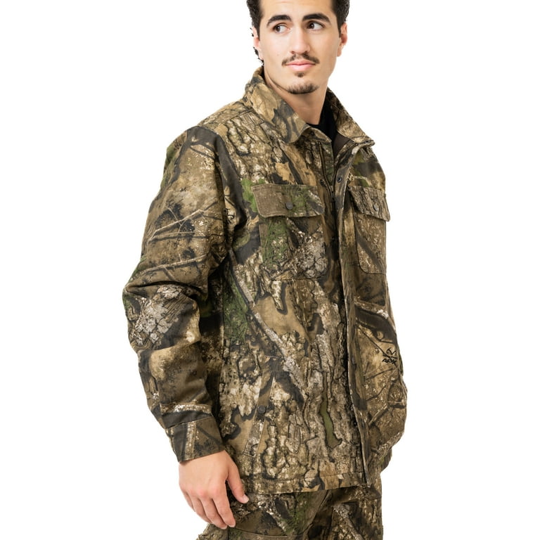 Realtree Men's Camo Farmhand Insulated Canvas Duck Work Hunting