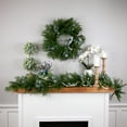thumbnail image 2 of Northlight Real Touch™️ Eucalyptus and Mixed Pine Artificial Christmas Garland - 6' x 8" - Unlit, 2 of 8