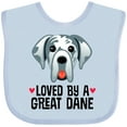 thumbnail image 3 of Inktastic Great Dane Dog Lover Boys or Girls Baby Bib, 3 of 4
