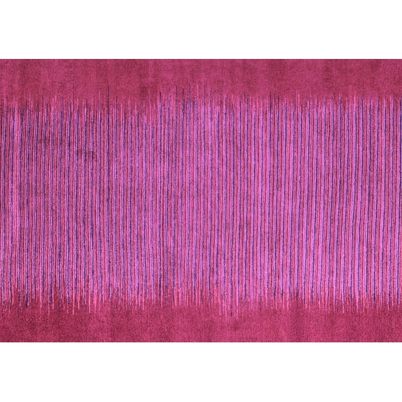 Ahgly Company Indoor Rectangle Abstract Purple Modern Area Rugs, 2' x 4'