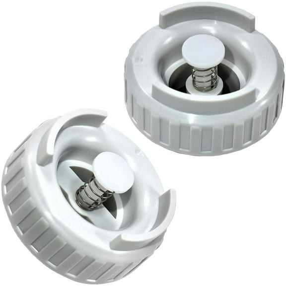 HQRP 2-pack Bottle Cap Valve Assembly for Emerson MoistAir / Kenmore Humidifiers, Essick Air 509229-1 822419-2 Replacement