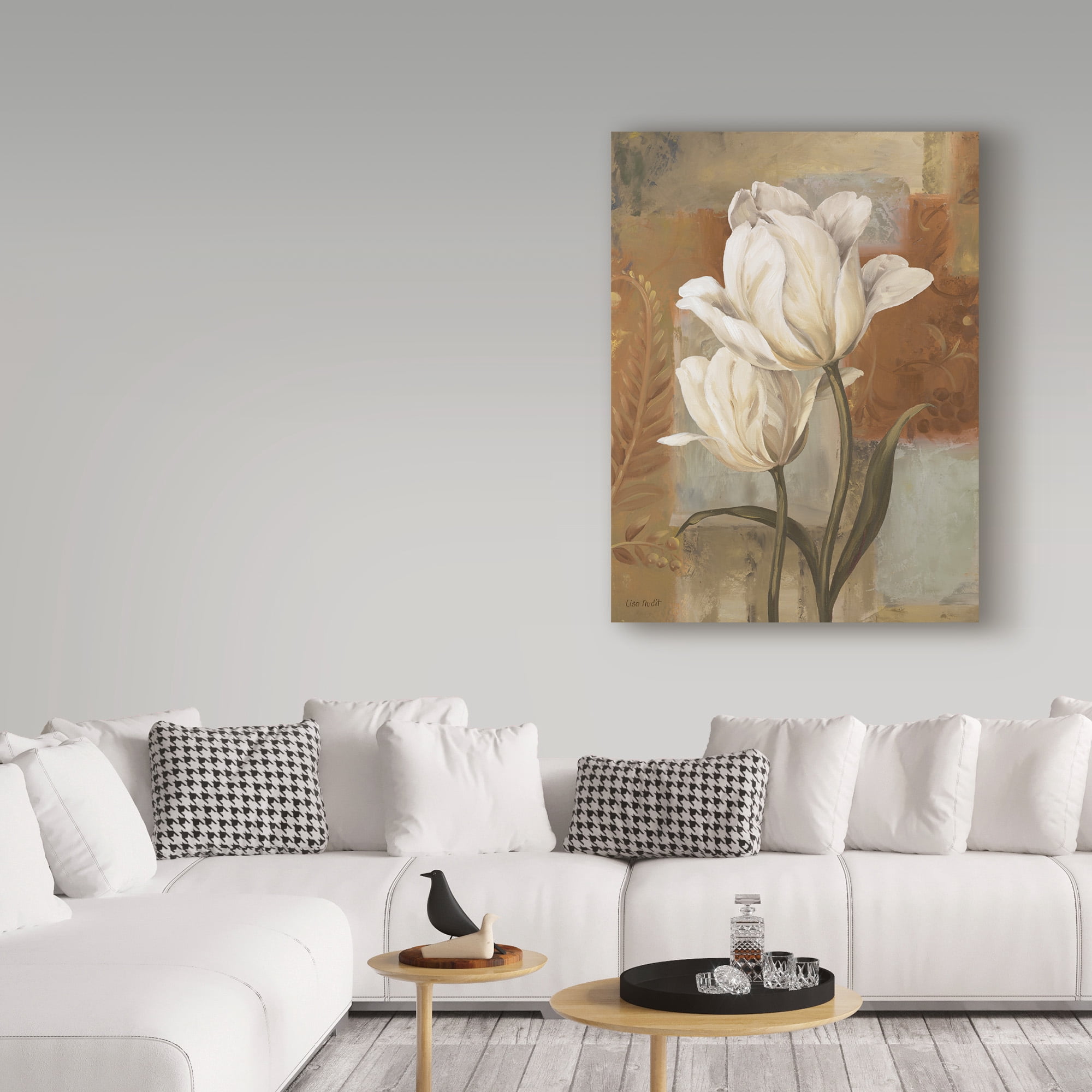 Trademark Fine Art 'Tulip Waltz II' Canvas Art by Lisa Audit