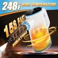 thumbnail image 2 of Handheld Steam Cleaner 1200W 15s Rapid Heat 500ml  -Clean Multi-Surface for Kitchen Bathroom Car Floor, 2 of 8