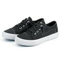thumbnail image 6 of JENN ARDOR Women Low Top Canvas Sneakers Elastic Belt Walking Shoes, 6 of 6