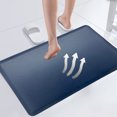 thumbnail image 5 of Fmxomd Anti Fatigue Floor Mat - 1/2 Inch Cushioned Kitchen Mats - Comfort, Stain Resistant, Non-Slip Bottom Cushion for Standing Desk, Office, Garage Floor (17.3"x28", Blue), 5 of 7