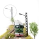 thumbnail image 3 of Billuyoard Modelo de lámpara de vía férrea diseño clásico Mini paisaje escalera ligera farolas resistencia al aire libre LED farola de Metal Artesanía Plata (luz cálida) Billuyoard HA064495-04, 3 of 6