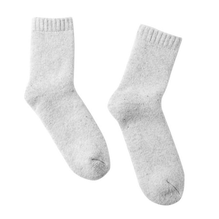 

NUOLUX Men s Winter Extra Thick Thermal Socks Fashion Winter Boot Socks (Grey)