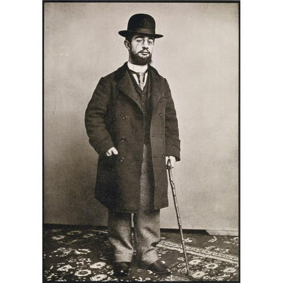 Henri Marie Raymond De Toulouse-Lautrec Monfa 1864-1901 French Painter Printmaker Draftsman & Illustrator From A Photo Poster Print - 12 x 17