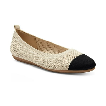 Vince Camuto Women's Ivory Femils Washable Knit Flats Size 8.5