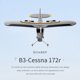 thumbnail image 1 of LSRC-B3 2.4GHz RC Aircraft Control remoto Foam Glider Model Toys (w / Light) Ndcxsfigh Nuevos Originales, 1 of 9