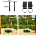 thumbnail image 2 of RedSwing 43" Flying Saucer Swing for Kids Outdoor, Large Round Tire Swings for Trees and Swingset, Strong Heavy Duty for Outside Playground, 500LBS Weight Capacity, Green, 2 of 7